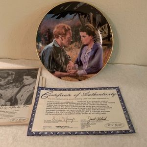 Gone With the Wind Collectors Plate